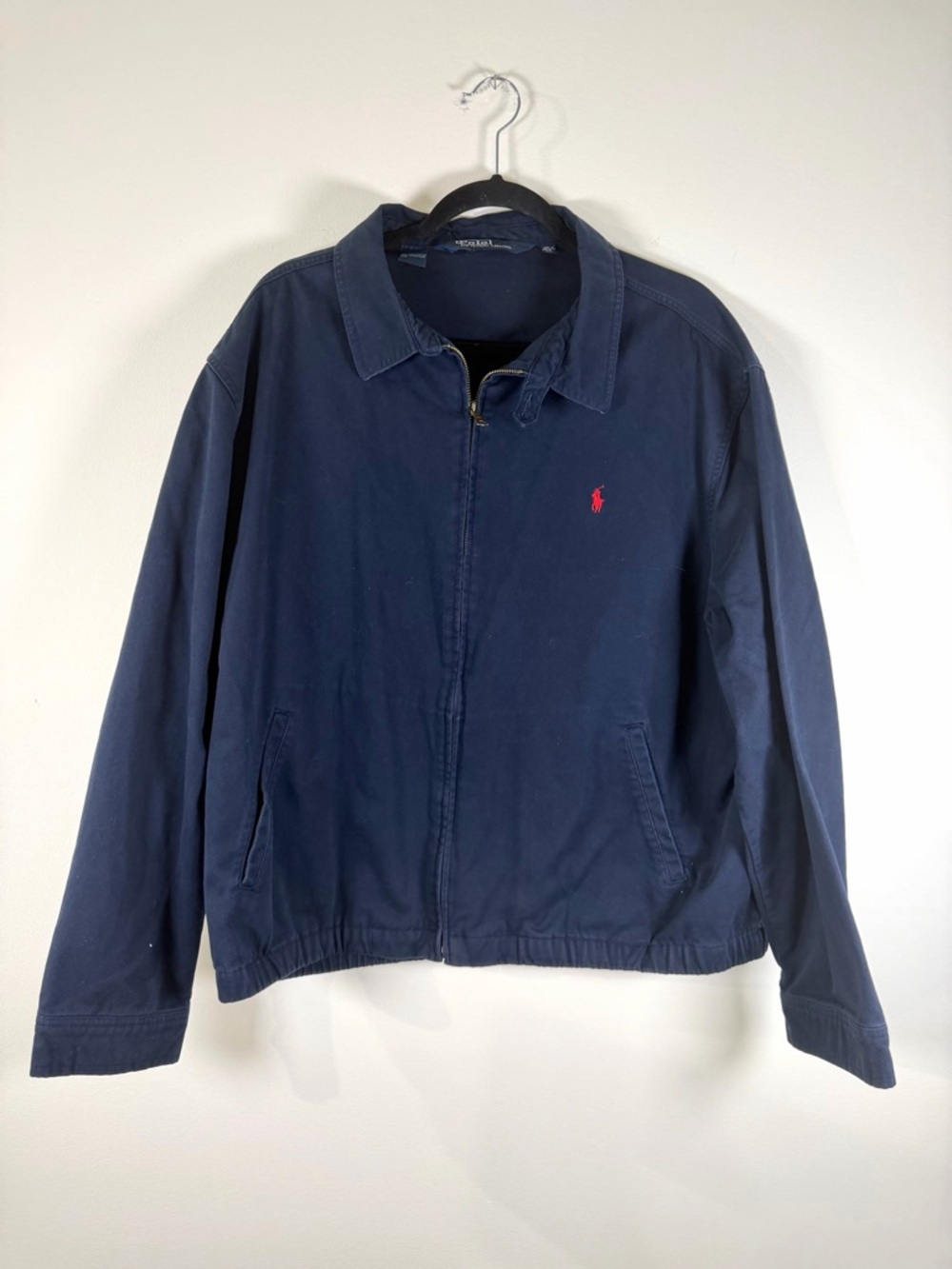 Polo by Ralph Lauren Navy Zip Jacket with Red Pony